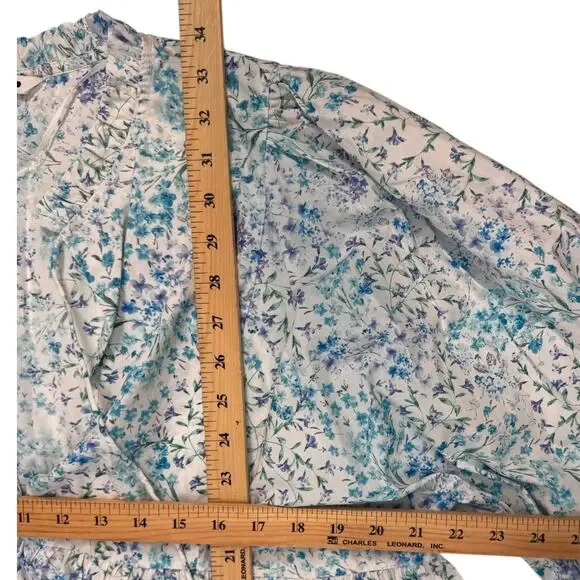 ZARA Blogger Fave Floral Printed Poplin Mini Babydoll Dress - Picture 8 of 10